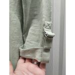 Chico's  Size 0 (Small) Green Boat Neck Bateau 3/4 Sleeves Cotton T-Shirt *READ* Photo 3