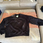 H& M oversized 100 % cotton black sweatshirt size large new with tags unisex Photo 8