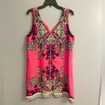 Pink Owl Vibrant Pink Summer Beach Festival Girls Day Out Sleeveless Dress Photo 4