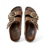 Birkenstock  Arizona Big Buckle Slide Sandal Women's Cognac size 42 Photo 5