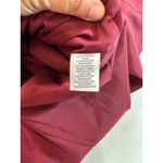 Trina Turk  NWT Burgundy Formal Gown Ruffle Neck Maxi Dress Size 14 $368 Photo 7