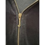 Juicy Couture Vintage  Forever Velour Full Zip Hoodie Crown Logo Blue Womens‎ XL Photo 7