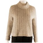 Rag and Bone Makenna Wool Blend Knit Long Sleeve Wide Crewneck Sweater Photo 2