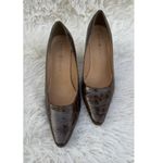 Karen Scott Women's Skin Print Heels Pumps Slip-On Shoes Brown Size 7.5M casual Photo 7