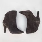 IRO  Gray Suede Pointy Toe High-Low Booties Women's Size 36 (US 5.5) Photo 2