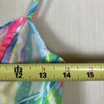 Lilly Pulitzer  Women's Linnea Crop Top Sz 0 Strappy Peplum Padded Ruffle Shirt Photo 3