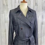 Vertigo Paris Chambray Double-Breasted Trench Coat Photo 2