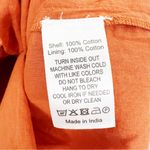 Never a Wallflower High Neck Top Burnt Orange Seersucker Top Size XL NWT Photo 8