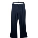 Motel Rocks  Zolen Flare Split Hem Faux Leather Pants Photo 4