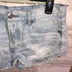 American Eagle  distressed shorts size 8 Tom girl shortie shorts jean shorts​​ Photo 1