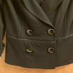 Cache  black three quarter sleeve blazer woman’s size small Photo 1
