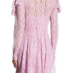Free People NWT  Rock Candy lace mock neck dress sz L Photo 2