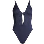 Robin Piccone New.  navy one piece. Size 8. Retails $168 Photo 9