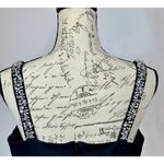 Camila Coelho  Sheath Straps Embellished Rhinestones Black M Photo 11