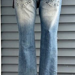 Miss Me Stretch Denim Low Rise Embellished Signature Skinny Jeans~27~NWT Photo 1