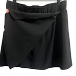 Thrive Societe Faux Wrap Skort in Black Women's sz. XL with Elastic Band Photo 0
