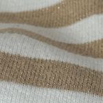 Lilly Pulitzer Dinah Crewneck Sweater White Cream Gold Striped Size Small Photo 2