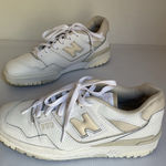 New Balance 550 White Beige Leather Sneakers Women’s Size 8 (EU 39) Photo 0