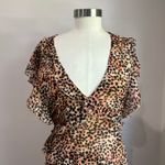 Majorelle Jasmina Leopard Midi Dress Size Large Photo 6