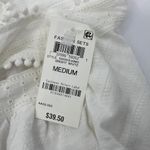 Style & Co NWT  Embroidered Flutter-Strap Tank‎ Top White Medium (Z155) Photo 3