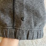 Lululemon ‎ Warm For Winter Hoodie Heathered Speckled Black Size 4 Photo 5