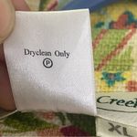 Coldwater Creek  Jacket Button Cotton Floral Patchwork Pink Green Size X-Large Photo 14