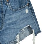 Levi's Levi’s 501 SZ W30 Jean Shorts Button-Fly Distressed Light Wash Frayed Hems Blue Photo 2