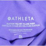 Athleta  Pants‎ Women’s Purple Elation Velvet Flare Size XL ($109) Athleisure Y2K Photo 3
