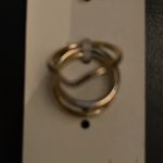 Badgley Mischka New set of 5 Badgley Layering rings size 7 Photo 1