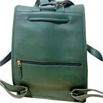 Coach  Bottle Green Leather Weekend Backpack Large Daypack 9943 USA COA Photo 14