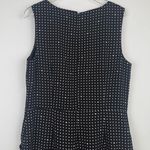Karl Lagerfeld  Paris Black White Polka Dot Hearts Wide Leg Sleeveless Jumpsuit 6 Photo 7