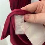 Calvin Klein  Women's Size 6 Red Velvet Tie Long Sleeve A-Line Cocktail Dress NWT Photo 6