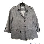 CAbi Shrunken Peacoat style 393 size M gray Photo 0