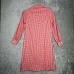 Henry Lee Dress Womens 6 Red‎ White Gingham Plaid Sheath Preppy Picnic Casual Red Photo 2