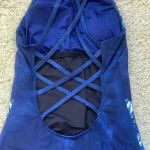 La Blanca Boho Tie Dye One Piece Swimsuit Blue Size 6 Photo 6