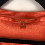 Modcloth Womens Cardigan Sweater Button Front V Neck Orange S Photo 2