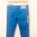 Fiorucci | NWT Cerulean Blue Trouser Pants Pocket Skinny Tapered | Size 26 (4) Photo 4