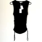 Good American NWT Black Rouched Tank - Size 3 (Large) Photo 1