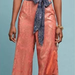Anthropologie  Akemi + Kin Sofia Metallic Jumpsuit Sz. 6 Photo 0