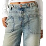 Free People  Palmer Cuffed Boyfriend‎ Cotton Blue Denim Jeans Women's Size 29 Photo 1