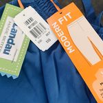 Landau Essentials Scrub Pants for Women: 9 Pockets, Modern Tailored Fit, Drawstring / Elastic Waist, Straight Leg 8380 Blue Size XXS Photo 7