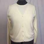 Villager Cream Cardigan Sweater Sz L Gently Used Photo 0