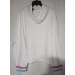 Pride Adult 'Support One Another' Cropped Hooded Sweatshirt women's 2X White Photo 4