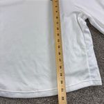 Gymshark  White Long Sleeve Athletic Top Women's Size S Mesh Panels Logo Photo 2