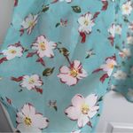 Floral Sheer Teal Women's Kimono Style Cardigan NWT, Size XL Blue Photo 7