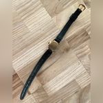 Bulova Accutron Rare Vintage Ladies Watch Gold Filled Case White Dial Leather Photo 9