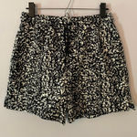 Pistola NWT Black White Marbled Terrycloth Sweat Shorts Women's size Small Photo 0
