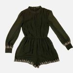 House of Harlow 1960 Hendrix Romper - Black - Small Photo 0
