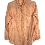 Woolrich  orange button up top‎ Photo 0