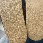 Antenora brown Leather Sandals size 39 or 9 slides handmade Italy buckles NEW Photo 6